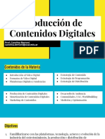 Producción de Contenidos Digitales - Clase 1