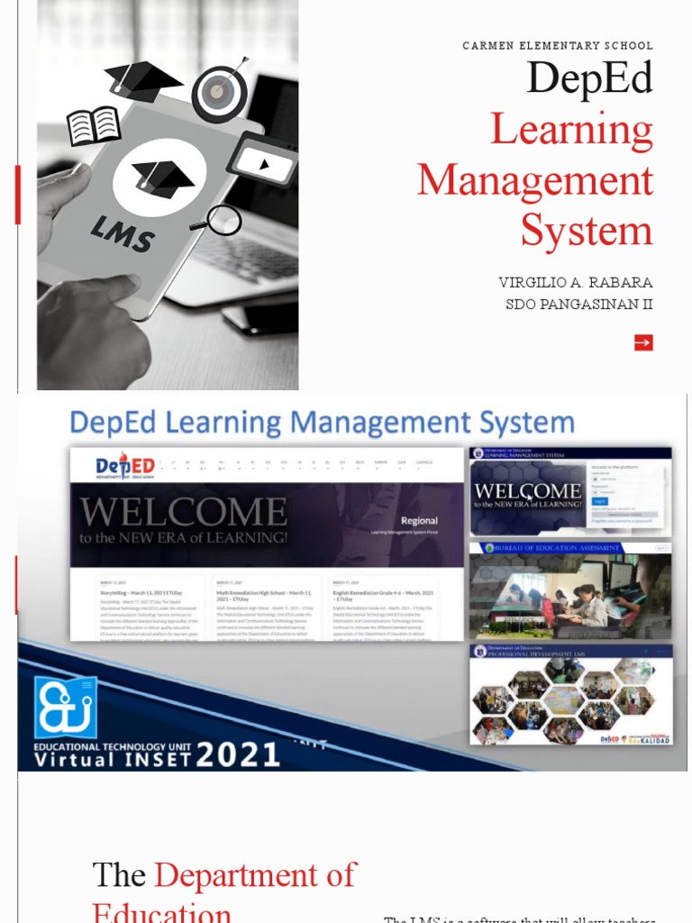 DepEd LMS | PDF | Moodle | Educational Technology
