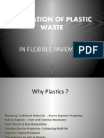 Utilisation of Plastic Waste