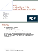 AC3103 Seminar 19: Biosensors International Group (BIG) Valuation and Impairment Testing of Intangibles