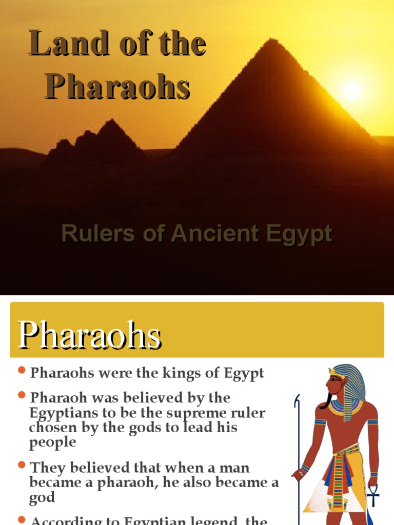 Pharaohs of Egypt-1 | PDF | Ancient Egypt | Akhenaten