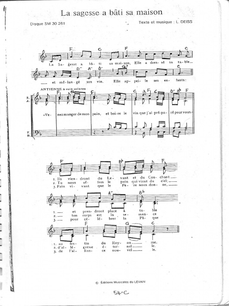 La sagesse a bâti sa maison PDF