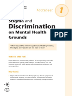 Stigma and On Mental Health Grounds: Discrimination