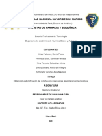 Informe N°10 - Química Orgánica