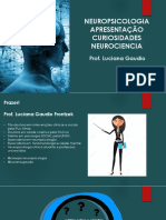 Aula CURIOSIDADES APRESENTAÇÃO Neuropsicologia Luciana PDF
