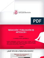 CLASE 2-LA REDACCIÓN CIENTÍFICA_