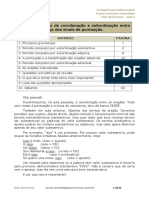 Aula 3: Relações de Coordenação e Subordinação Entre Orações. Emprego Dos Sinais de Pontuação