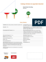 Señal de seguridad Paleta Pare/Siga