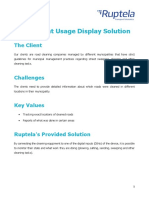 Equipment Usage Display Solution