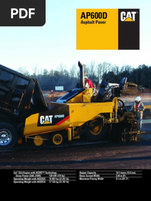 Caracteristicas Ap600d | PDF | Horsepower | Steering