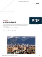 As Lições de Bogotá - Superinteressante