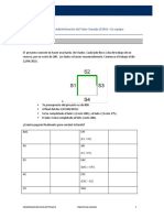 Caso de Estudio de Administración de Costo