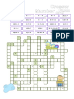 6TH Grade Practice Activity #1 Crossword-Puzzle-Numbers