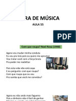 Letra de Música - Atividade