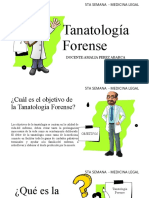 Tanatologia-Medicina Forence - 5ta Semana