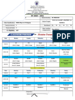 SDO Teacher Schedule