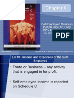 Self-Employed Business Income (Line 12, Form 1040 and Schedule C)