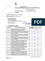 Control Avance Actividades