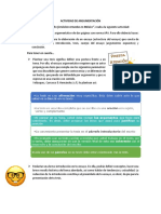 Documento Guía - Actividad de Argumentación