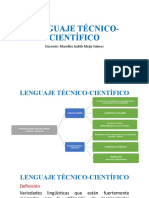 Lenguaje Técnico-Científico