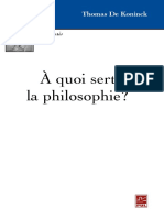 A Quoi Sert La Philosophie