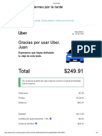 Icloud Mail - Tu Viaje Uber Del Viernes Por La Tarde