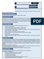 Diplomado Educación Matemática en El Nivel de Educación Superior Modalidad Virtual