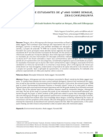 Percepção de estudantes sobre doenças transmitidas por mosquitos