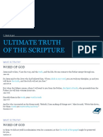 Word of God, Ultimate Truth of the Scripture_24072020_Bible Study