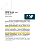 Angela de Castro Gomes - O Populismo e as Ciências Sociais No Brasil