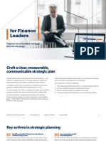 Strategic Planning For Finance Leaders: Capture An Actionable Strategic Plan On One Page