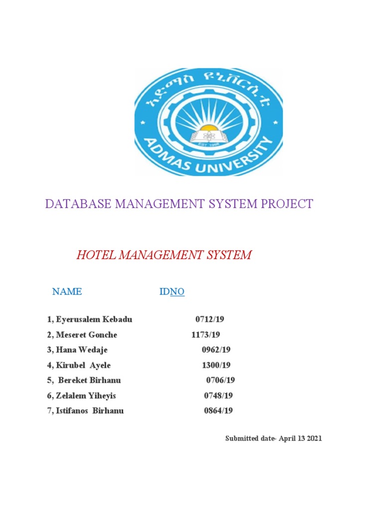 Database Management System Project | PDF | Databases | Information ...