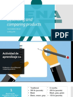 Describing and Comparing Products: Alejandro Mejia 1108933280