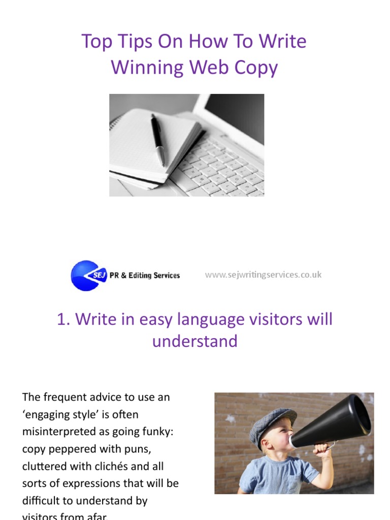 Effective Web Copywriting Tips | PDF