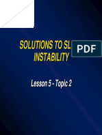 Solutions To Slope Instability