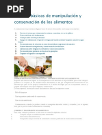 10 Reglas de Oro de la OMS | PDF | Alimentos | Agua