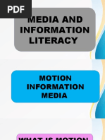 Motion Information Media