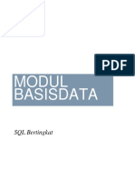 MODUL SQL Bertingkat