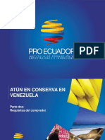 ATÚN EN CONSERVA EN VENEZUELA. Parte Dos - Requisitos Del Comprador