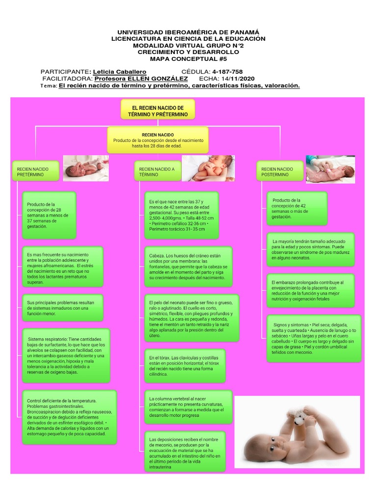 Mapa Conceptual Recien Nacido | PDF