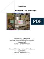 Metal Detectors in Food Industry - Aman Paul