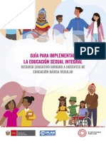 Guía Para Implementar La ESI_educación Sexual Integral en Educación Básica