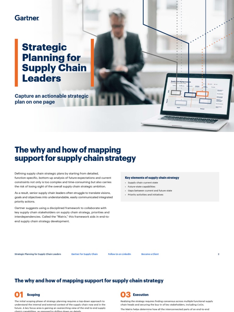 Strategic Planning For Supply Chain Leaders: Capture An Actionable ...