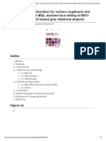 Multi-variable optimization for surface roughness and micro-hardness in MQL assisted face milling of EN31 steel using Taguchi based grey relational analysis - ScienceDirect