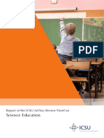 Science Education: Report of The ICSU Ad-Hoc Review Panel On