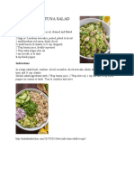 Avocado Tuna Salad: Ingredients