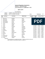 ATEP April 2011 Room Assignments-CDO