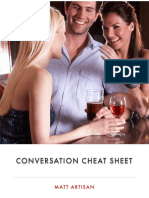 Conversation Cheat Sheet: Matt Artisan