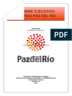 Informe Ejecutivo - Acerias Paz Del Rio