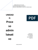 UNIDAD II. Proceso Administrativo